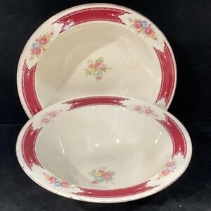 Homer Laughlin B1318 Vegetable Serving Bowls  (AS IS)* Set Of 2
